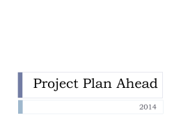 Project Junior Plan - Francis Howell North High School