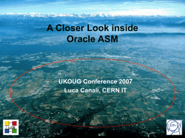 A closer Look inside Oracle ASM