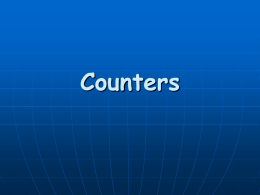 Counters - Engineering Home Page