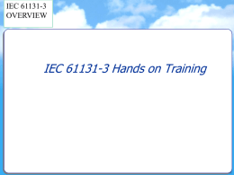 IEC-1131-3 - Industrial Automation Training