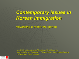Understanding Korean Integration