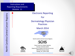 Electronic Reporting for Urology Physician Practices
