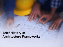 Brief History of EA - Enterprise Architecture Resources