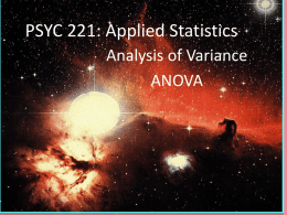 PSYC 221: Applied Statistics