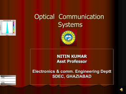 Wavelength Division Multiplexing