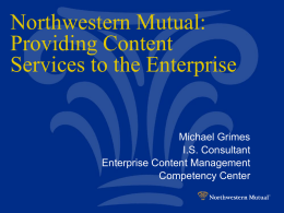Northwestern Mutual - Enterprise Content Management