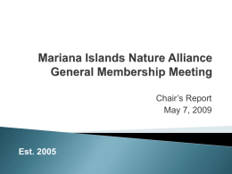 Mariana Islands Nature Alliance (MINA)