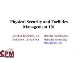 Physical Security and Facilities Management 101