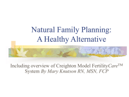 Creighton Model FertilityCare System