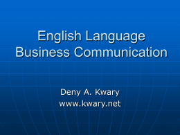 Intro to Communication