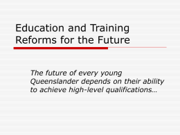 What's mainstream? - Education Queensland