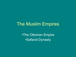 The Muslim Empires - Eastern Upper Peninsula ISD