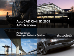 Civil 3D 2008 API