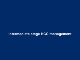 Intermediate stage HCC Management