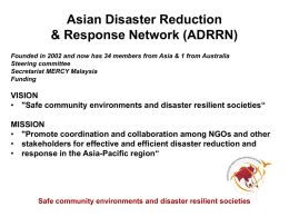 Asian Disaster Reduction & Response Network (ADRRN)