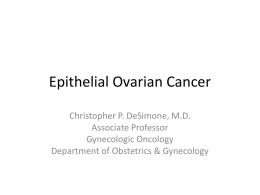 Ovarian Cancer - University of Kentucky | Medical Center