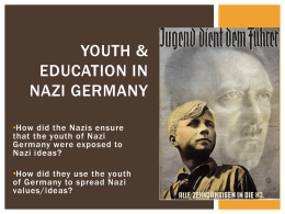 Youth & Education in Nazi Germany