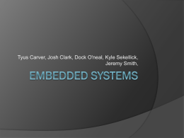 Embedded Systems - Computer Science