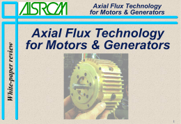 טכנולוגית מנועי Axial Flux