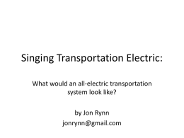 Singing Transportation Electric:
