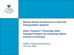Unlocking value for funding urban transport infrastructure