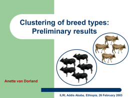 OROMIA-ILRI Livestock Breed Survey