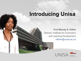 Introducing Unisa - University of Southern Queensland