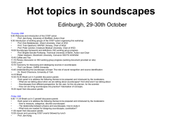Soundscape of European Cities and Landscapes
