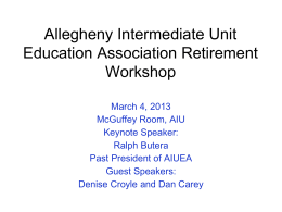 Allegheny Intermediate Unit Education Association