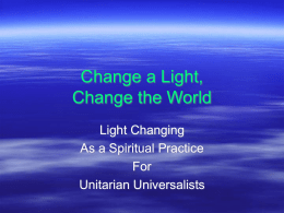 Efficient lighting - Unitarian Universalist Fellowship of
