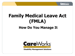 FMLA Absence Management Program