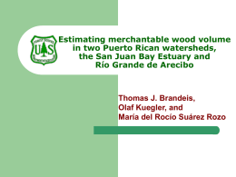 Estimating merchantable wood volume in two Puerto Rican