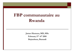 Impact Evaluation of Rwanda Health Results