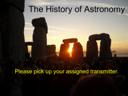 The Roots of Astronomy