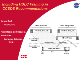 CCSDS HDLC Concept