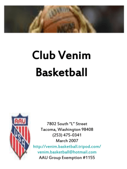 Club Venim Basketball - CLUB VENIM AAU BASKETBALL