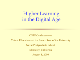 The 21st Century University