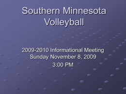 Southern Minnesota Volleyball