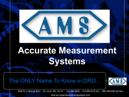 Accurate Measurement Systems
