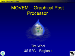 MOVEM – Graphical Post Processor