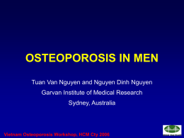 OSTEOPOROSIS IN MEN