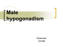 Male hypogonadism