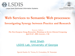 Web Services to Semantic Web processes: Investigating