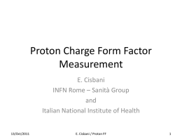 Proton Charge FF Measurement