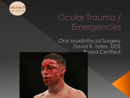 Common Ophthalmic Emergencies