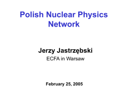 Polish Nuclear Physics Network