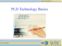 PLD Basics - Docweb Thomas More Kempen