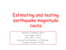Magnitude Limits: Implications of the 2011 Tohoku Earthquake