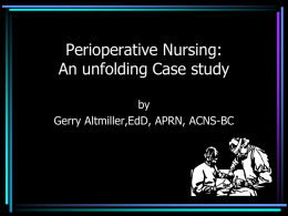 Perioperative Nursing