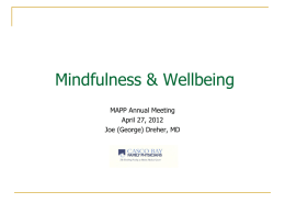 Mindfulness & Wellbeing